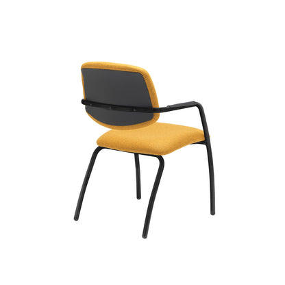 4 Leg - Upholstered Half Back