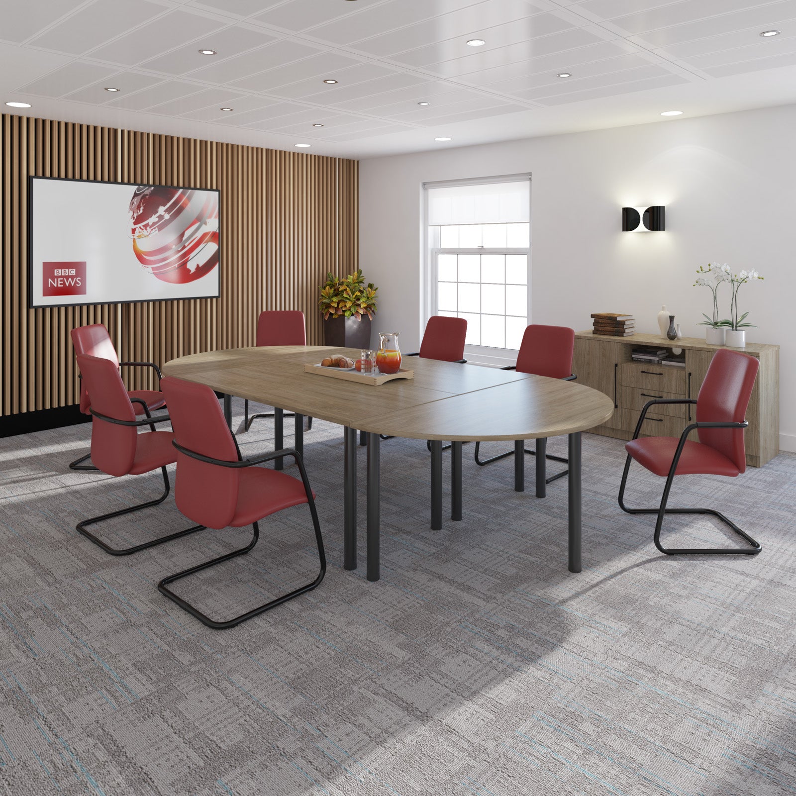 Cantilever - Upholstered Full Back