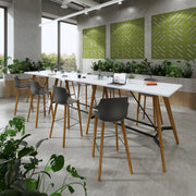 Unity tall upholstered stool