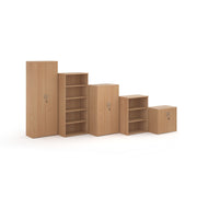 Universal Office Bookcases – 740mm to 2140mm High Storage Units with 1–5 Shelves – Multiple Colours Available