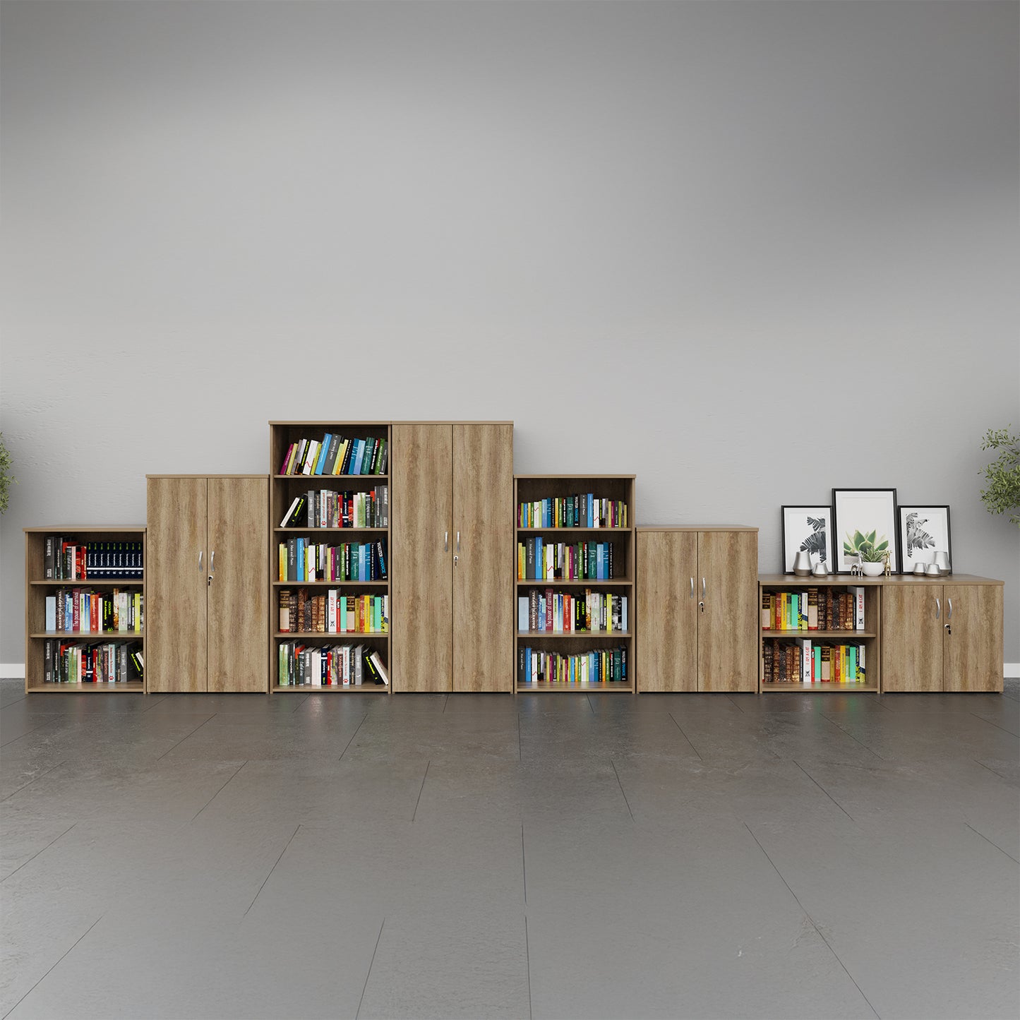 Universal double door cupboard