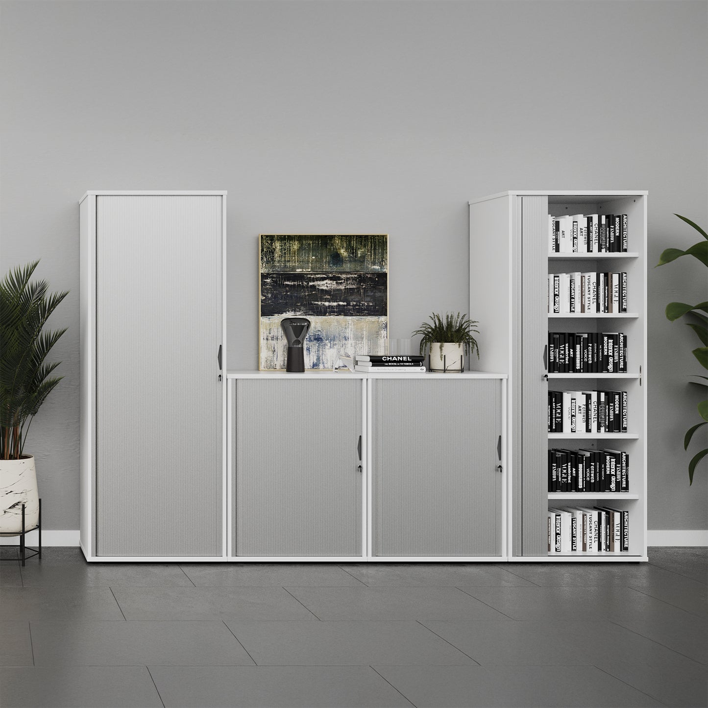 Universal double door cupboard