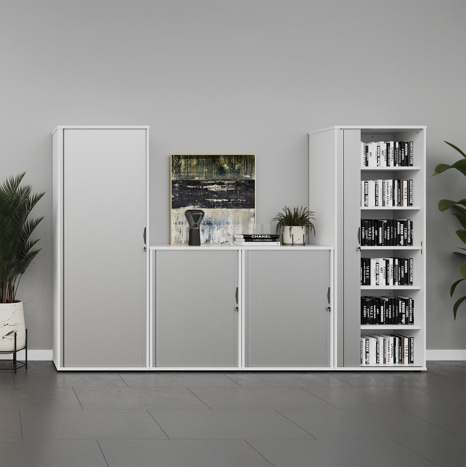 Universal double door cupboard