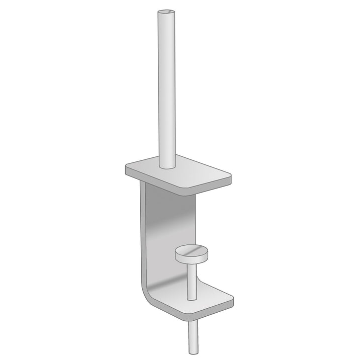 Universal desktop screen brackets (pair)