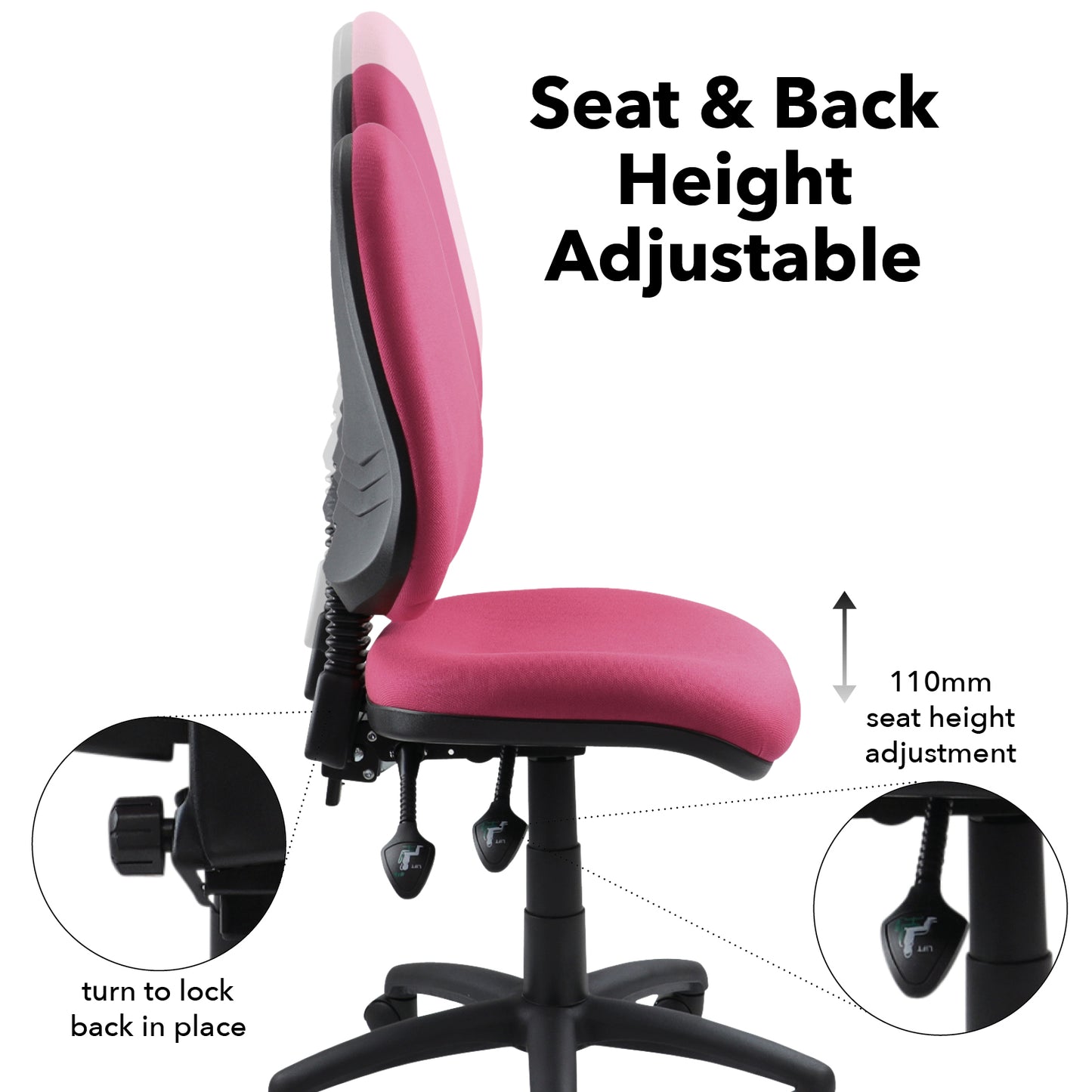 Vantage 100 2 lever PCB operators chair