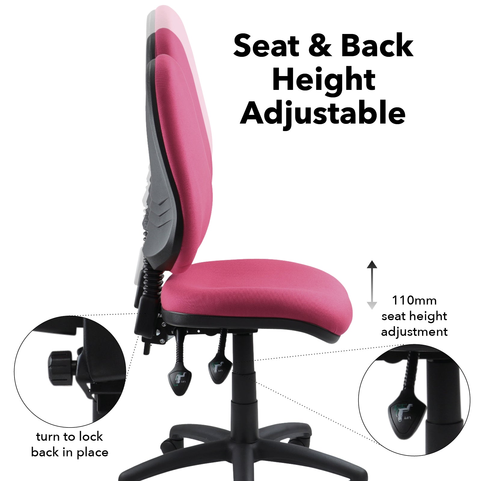 Vantage 100 2 lever PCB operators chair