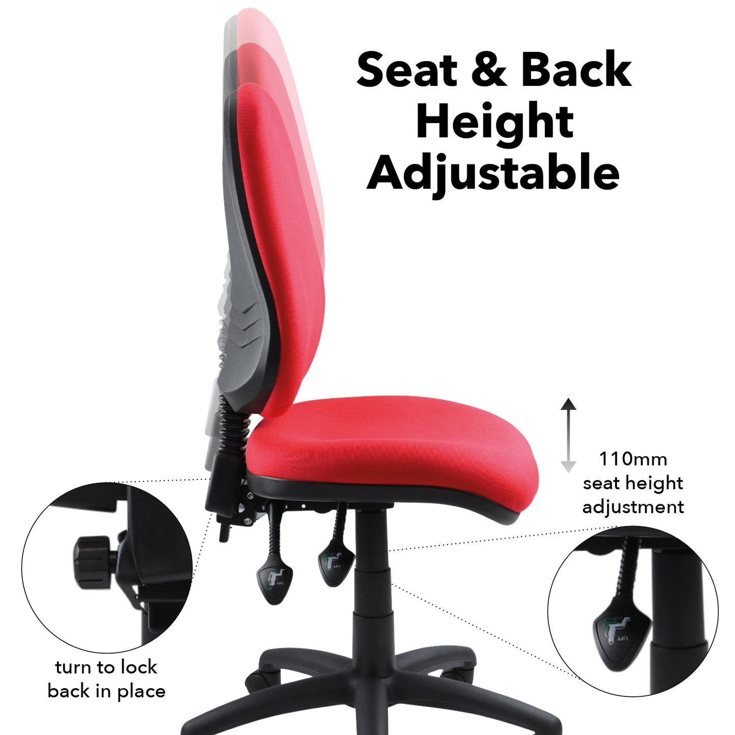 Vantage 100 2 lever PCB operators chair
