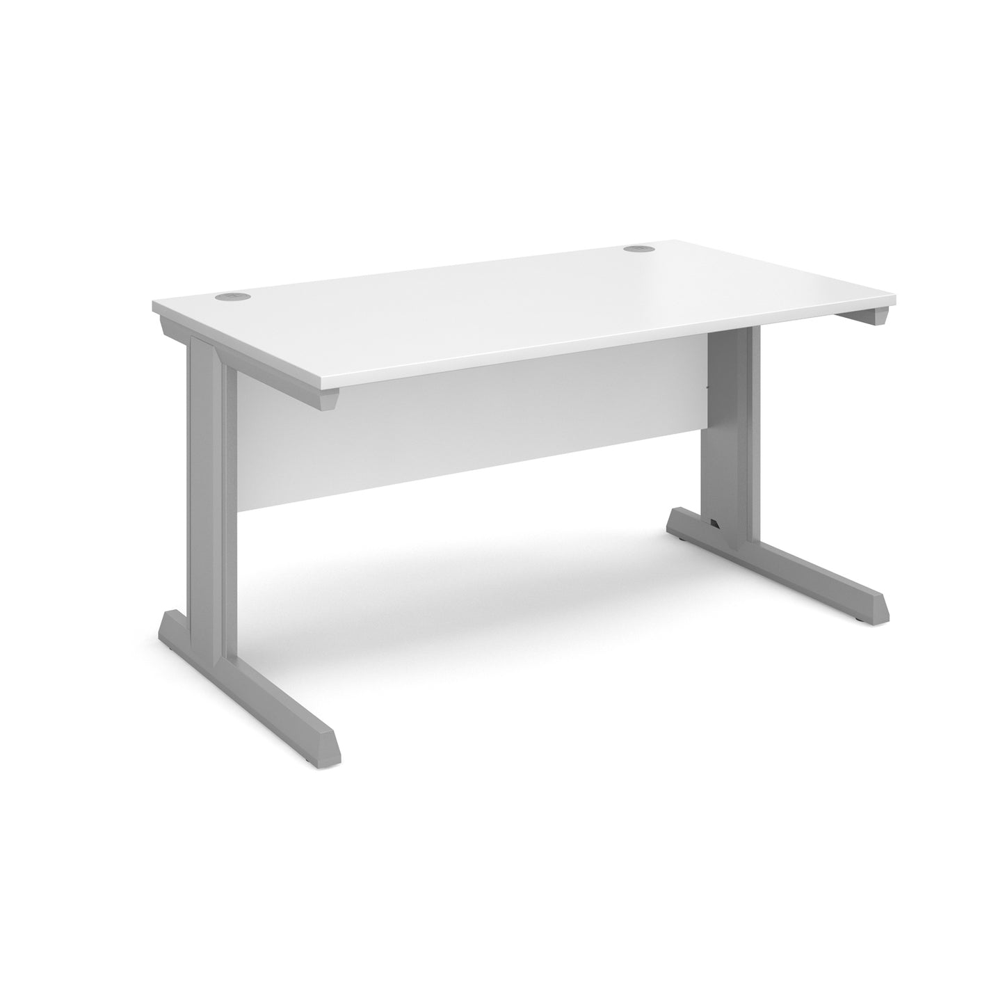 Vivo straight desk 800mm deep - V14-S-WH