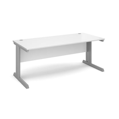 Vivo straight desk 800mm deep - V18-S-WH