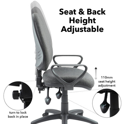 Vantage 200 3 lever asynchro operators chair