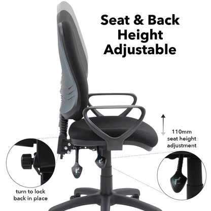Vantage 200 3 lever asynchro operators chair