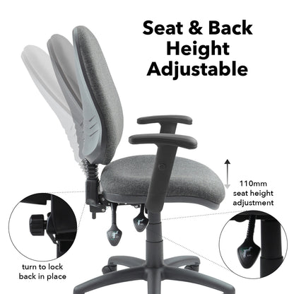 Vantage 200 3 lever asynchro operators chair
