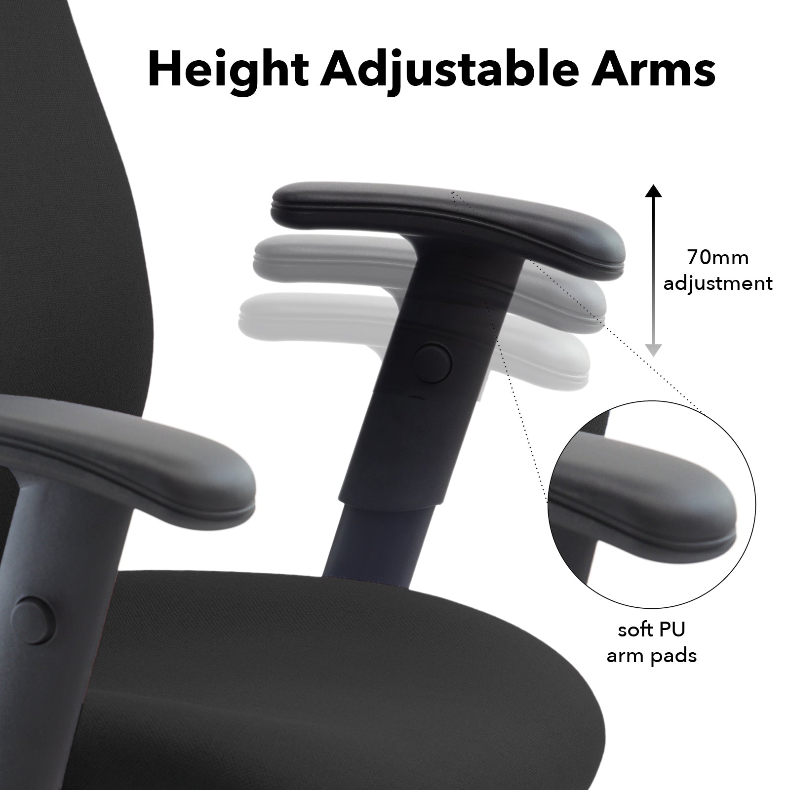 Vantage 200 3 lever asynchro operators chair