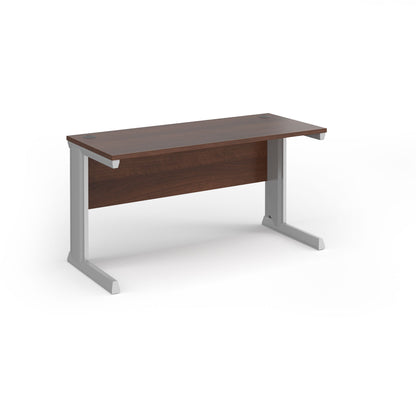 Vivo straight desk 600mm deep - VEX14-S-W
