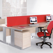 Vivo straight desk 800mm deep