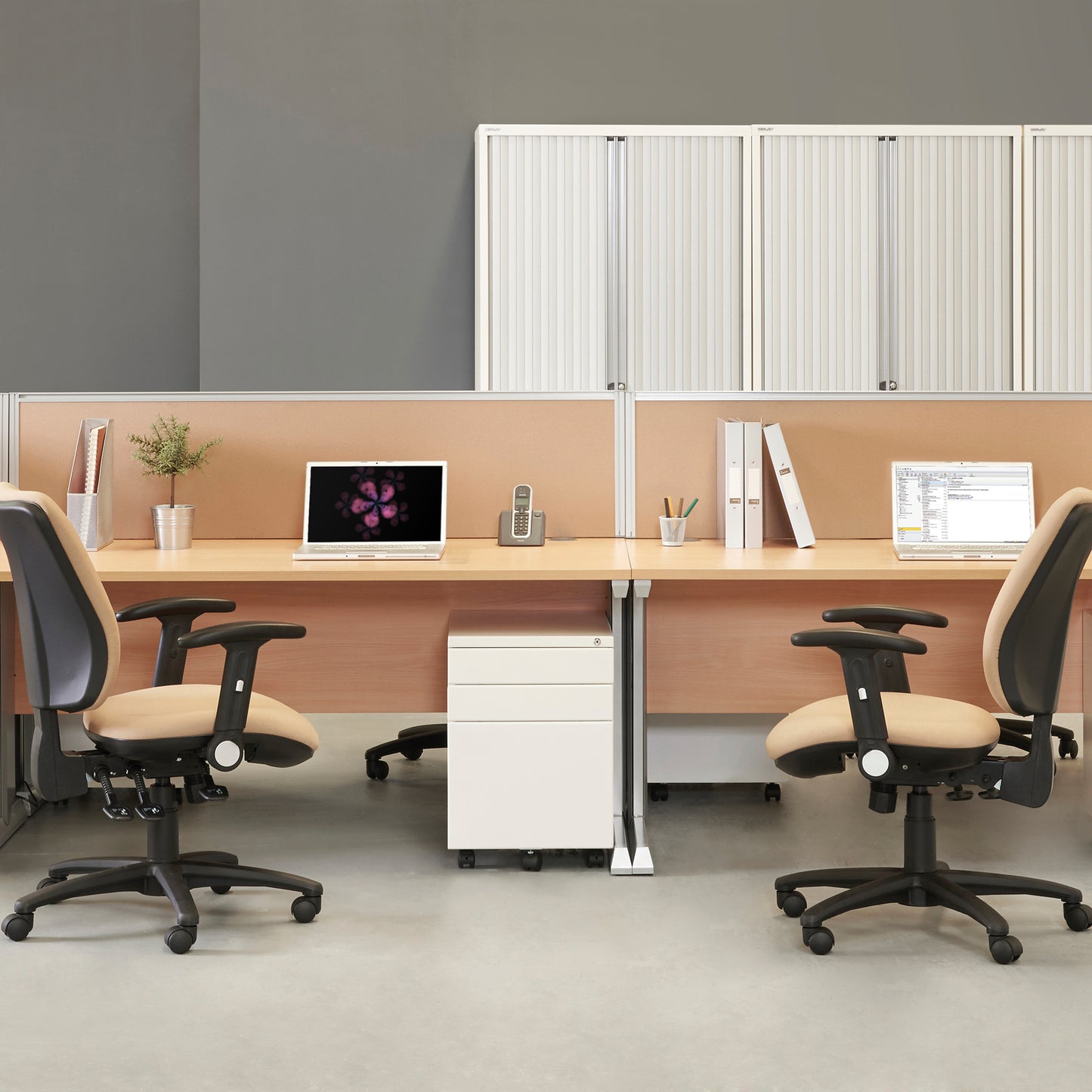 Vivo left hand wave desk - VWL14-K-B