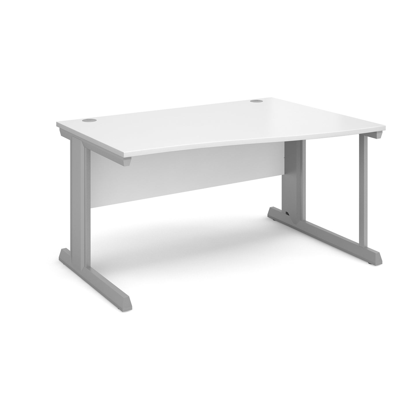 Vivo right hand wave desk - VWR14-S-WH