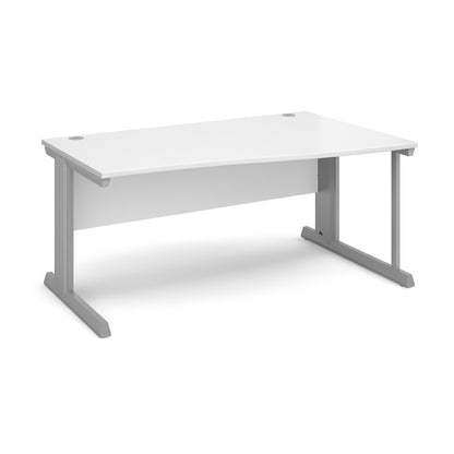 Vivo right hand wave desk - VWR16-S-WH
