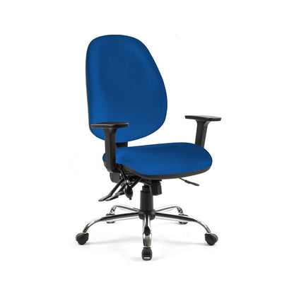 Vantage Ergo fabric task chair - VXERGOB-BLU