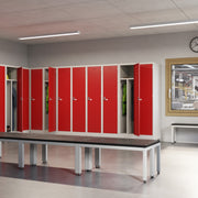 Steel police locker
