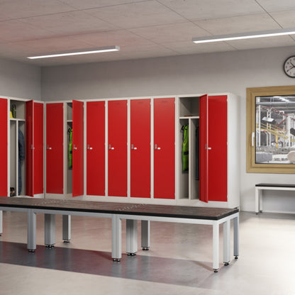 Steel police locker