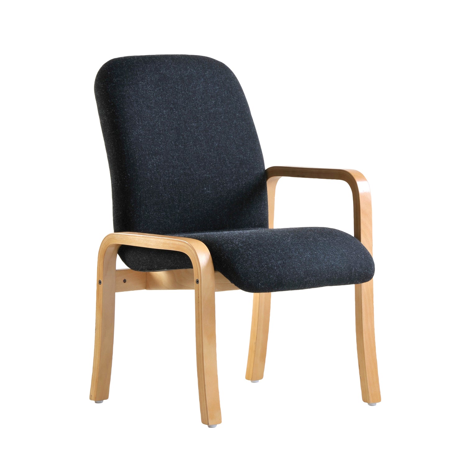 Yealm modular wooden frame reception seating - left hand arm - YEA50005
