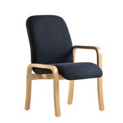 Yealm modular wooden frame reception seating - left hand arm