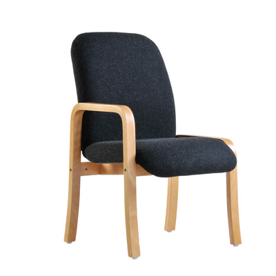 Yealm modular wooden frame reception seating - right hand arm - YEA50006