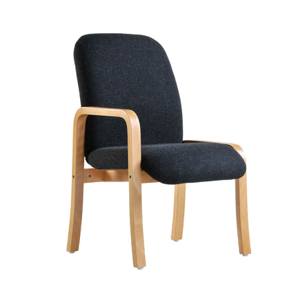 Yealm modular wooden frame reception seating - right hand arm - YEA50006
